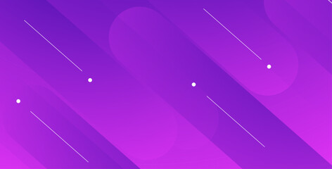 Abstract design featuring shades of purple with geometric shapes and sleek white lines, creating a modern and dynamic composition