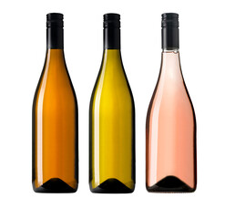 Set of d wine bottles.