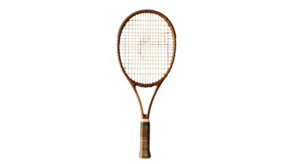 
Tennis racket on transparent background