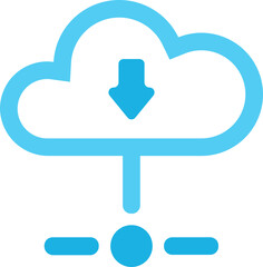 Trouley cloud download icon