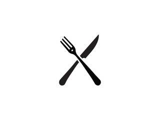 Naklejka premium fork and knife