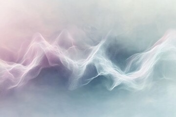 Fototapeta premium Ethereal wave of colors captures serene beauty in abstract art composition