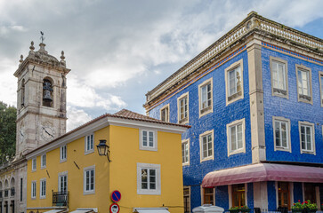 Architecture in the town of Sintra, Portugal