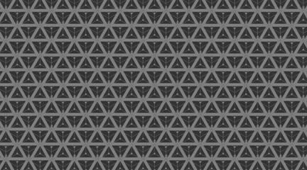 Triangle shape vector pattern background | Seamless pattern with geometric shape with Gray, black colour | Modern pattern design for banner, web, cultural, corporate, luxury uses