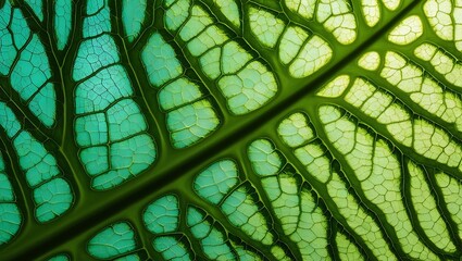 Fototapeta premium Macro leaves background, Macro leaves background texture, abstract green leaf texture, nature background, tropical leaf, green leaf background