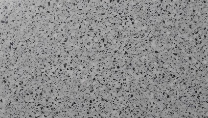 Obraz premium Gray speckled quartz surface with small dark specks for design use