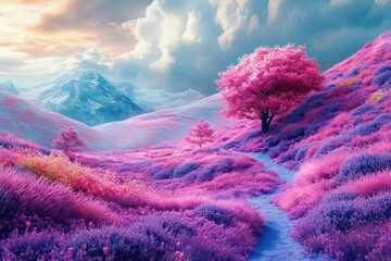 Vibrant Landscapes   Enhance natural landscapes with exaggerated color schemes.