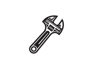 wrench icon vector editable design