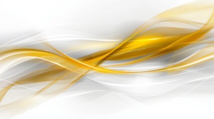 Elegant gold and grey business card background with abstract lines for personalized design space