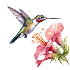 Hummingbird Clipart Vector Illustration