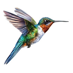 Fototapeta premium Hummingbird Clipart Vector Illustration