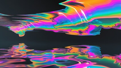 Abstract blue, mint and pink background with interlaced digital Distorted Motion glitch effect. Futuristic cyberpunk design. Retro futurism, webpunk, rave 80s 90s aesthetic techno neon colors