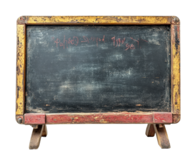 Educational scene antique blackboard still life simple background close-up vintage learning tool
