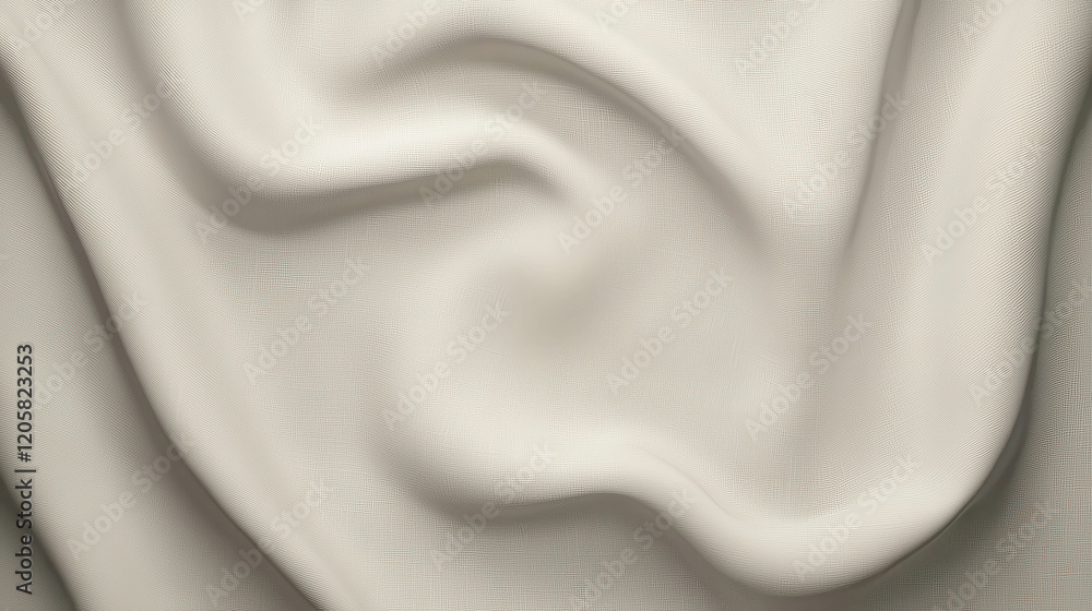 Poster soft and elegant linen fabric texture with subtle wrinkles and natural flowing appearance