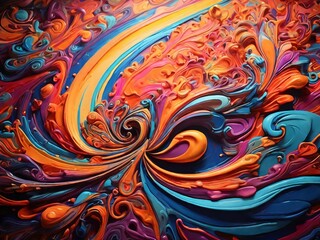 abstract background with flowers