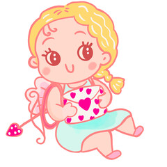 Angel Cupid cartoon