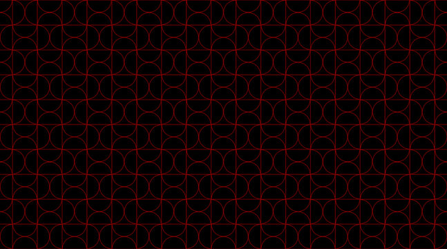 Half circle shape pattern background design with line | Abstract line seamless pattern background with luxury look and hot magenta blck color