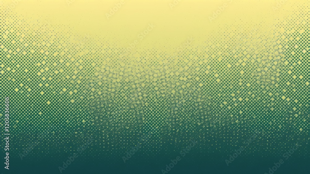 Poster abstract green and yellow gradient background with sparkling texture.
