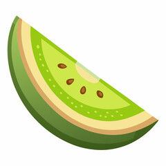 zucchini isolated on white