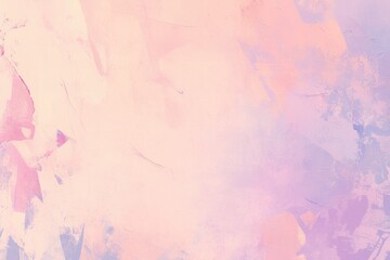 Abstract pastel pink and purple watercolor wash background texture.