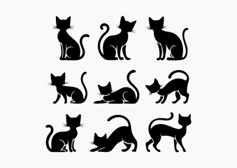 Cat vector illustration, cat vector, Illustrations 