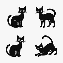 Cat vector illustration, cat vector, Illustrations 