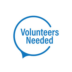 volunteers needed text	