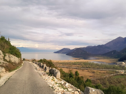 Rumija Mountains and Lake Skadar.