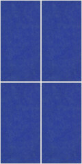 Deep Blue Color Tile Texture with Subtle Variations and Soft Grain. Seamless Pattern.