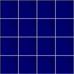 Abstract Blue Tiled Pattern with Modern Geometric Styling. Seamless Pattern.