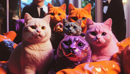 Fototapeta premium cat and mouse