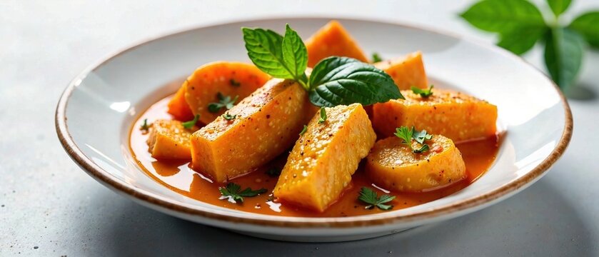 Thai Chu Chee Fish Curry - Delicious Dish