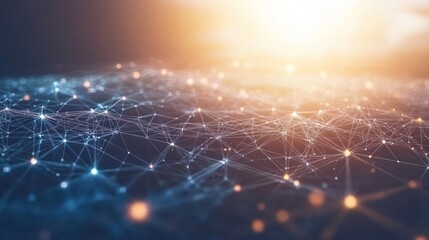 Global network connection, digital data flow, futuristic background, technology concept