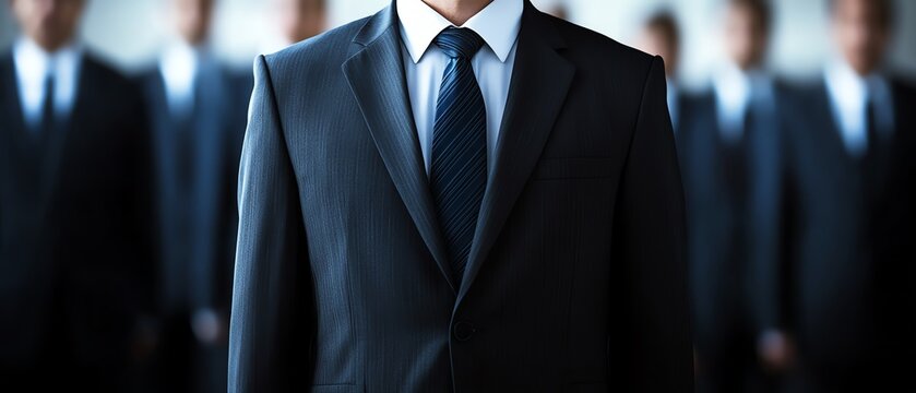 Businessman security verification technologies are essential for protecting against cyberattacks targeting businesses.