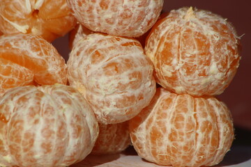 Tangerines without peel, Tangerines without skin