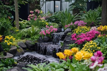 Obraz premium Spring Garden Festival in Portland