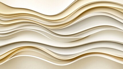 Beige wave paper texture background design