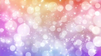 Obraz premium Pastel bokeh lights background, abstract texture, design element, website, social media