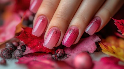 a beauty salon poster and paste the text *Welcome to Oksana nail.studio, a place where the science of nail and foot care turns into art! I offer comprehensive services that combine modern technology a