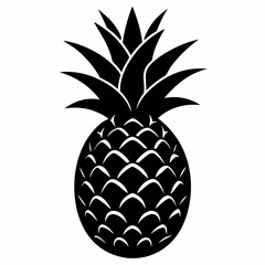 Pineapple Silhouette Graphic Illustration