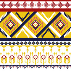 Ethnic art fabric, weaving local fabric patterns, ethnic floral patterns, geometric patterns, used for weaving carpets, wallpaper, yellow clothing, embroidery, illustrations, cards, picture books.
