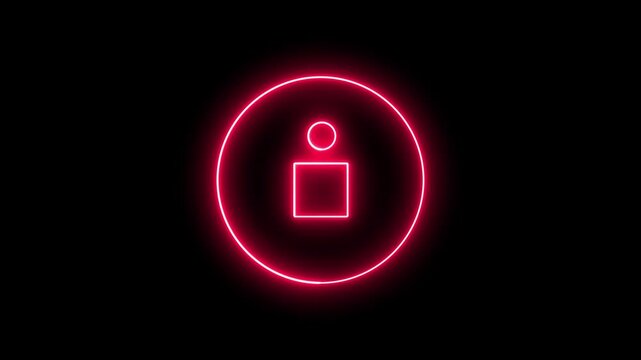 glowing sign