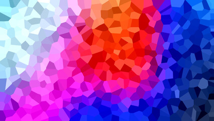 Colorful Abstract low poly mesh background design.
