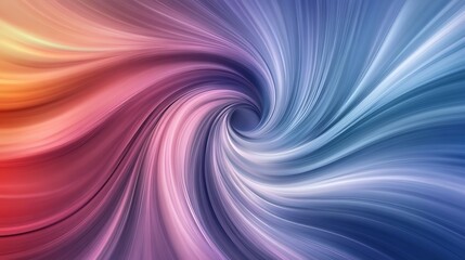Fototapeta premium Abstract Swirling Pattern of Colorful Lines
