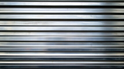 Obraz premium Horizontal Metal Stripes Steel Surface Texture
