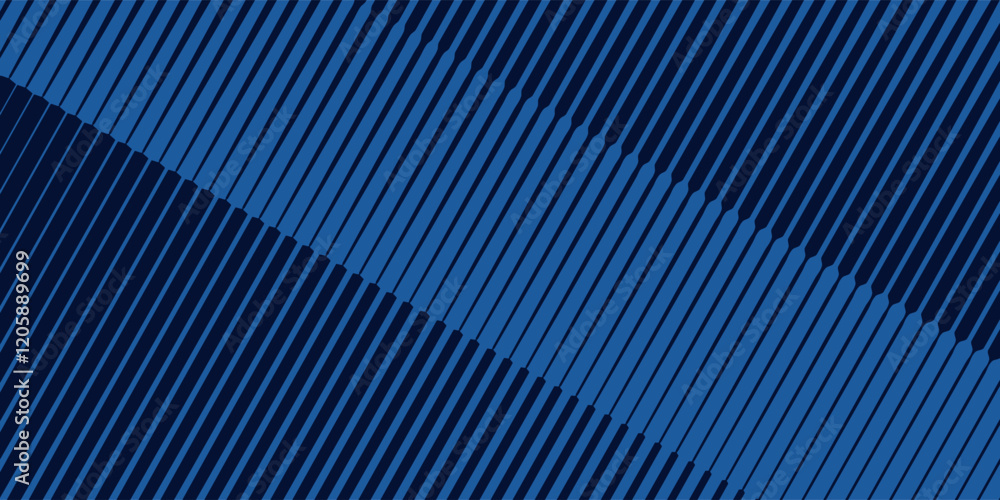 Poster line halftone gradient effect pattern. vertical straight lines background. black and white abstract 