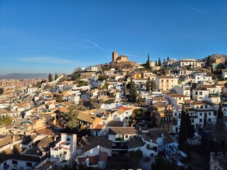 Skyline of Granada, Spain