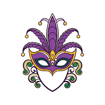 recommend clip art: Mardi Gras Carnival Mask Vector Design Illustration
