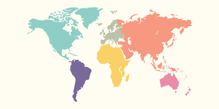 World Map, Very high resolution world map, isolated on white background. Infographic, Flat Earth, Globe similar world map icon. annual report, Travel worldwide, map silhouette.