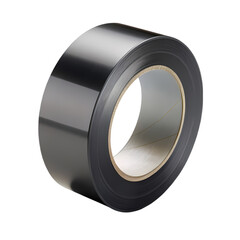 Realistic Black Electrical Tape: High-Resolution PNG for Design Projects. Perfect for DIY, repair,  